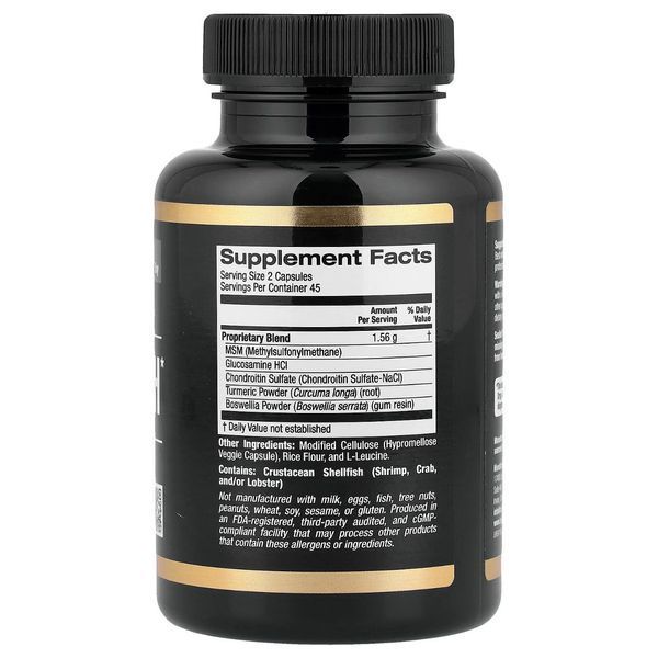 Здоров&rsquo;я суглобів 90 капсул California Gold Nutrition 898220023172 фото