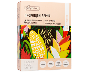 Пророщені зерна 10 стіків по 10 г | Добра їжа 99100826101 фото