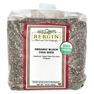 Насіння чіа чорного органічне 454 г Bergin Fruit and Nut Company 020526081093 фото