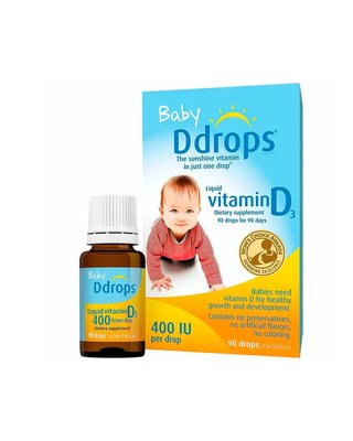 Витамин D3 в каплях для детей 400 МЕ | 90 капель Ddrops  851228000064 фото