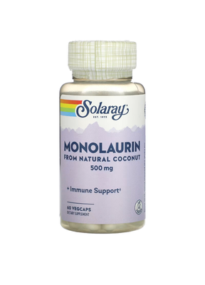 Монолаурин 500 мг 60 кап Solaray  076280627541 фото