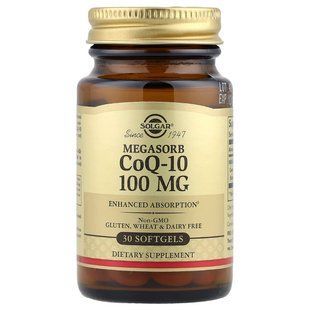 Коензим Q10 100 мг 30 кап. Solgar  033984009479 фото