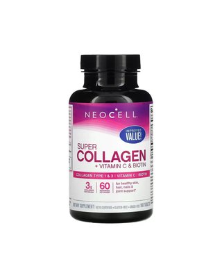 Коллаген + витамин С и биотин | 180 таб Neocell  016185132603 фото