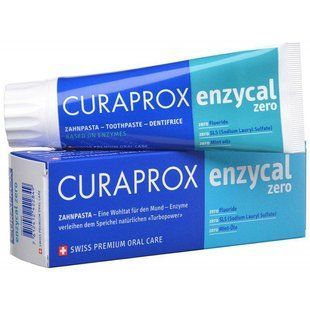 Зубна паста Enzycal zero 75 мл Curaprox 7612412422849 фото