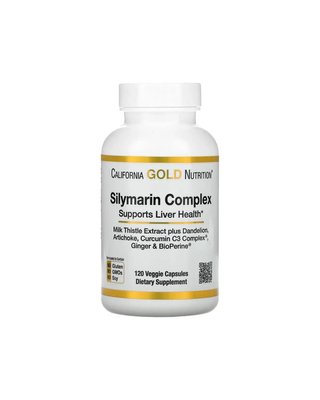 Силімариновий комплекс 300 мг / 120 кап California Gold Nutrition  898220009565 фото