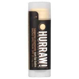 Бальзам для губ мандарин и ромашка SPF 15 | 4,3 г Hurraw  851228005182 фото