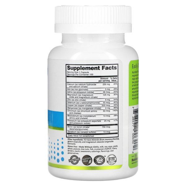 Мультимінеральна добавка 100 капсул NutriBiotic 728177006402 фото