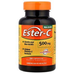 Вітамін С Ester-C 500 мг 120 капсул American Health 076630169868 фото
