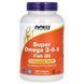 Супер Омега 3-6-9 1200 мг | 180 таб Now Foods 733739018410 фото 1