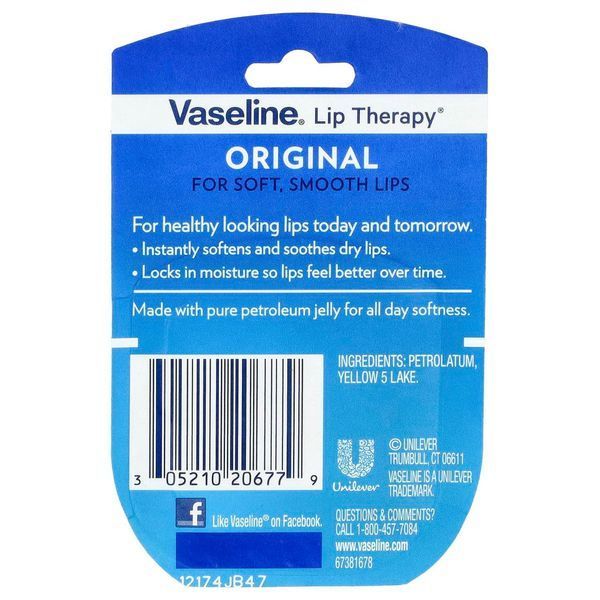 Бальзам Lip Therapy класичний 7 г Vaseline 305210206779 фото