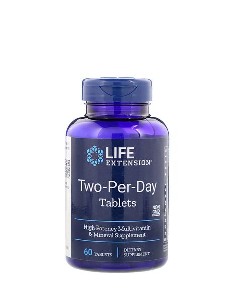 Мультивитамины «дважды в день» | 60 таб Life Extension 20200177 737870231660 фото