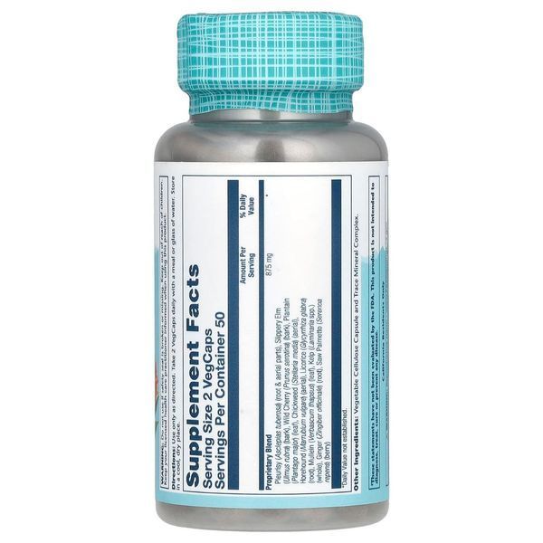 Підтримка легень Respiration Blend SP-3 100 капсул Solaray 076280002300 фото