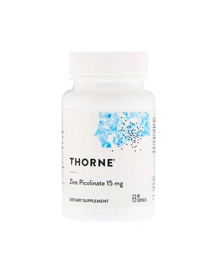 Цинк пиколинат 15 мг | 60 кап Thorne Research 20200333 693749210023 фото