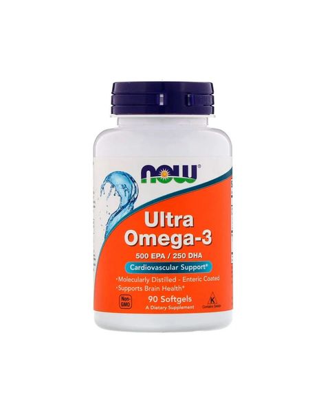 Ультра Омега-3 750 мг | 90 кап Now Foods 20200231 733739016614 фото