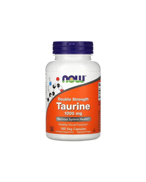 Таурин двойной силы 1000 мг | 100 кап Now Foods 20203437 733739001429 фото