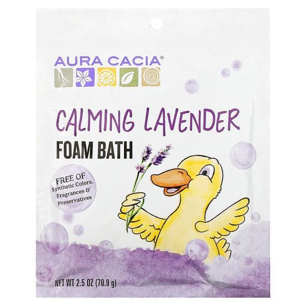 Піна для ванни заспокійлива лаванда 70,9 г Aura Cacia 051381885960 фото