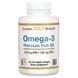 Омега 3 преміальної якості | 100 кап California Gold Nutrition 898220009527 фото 1
