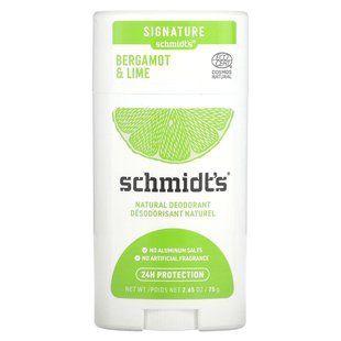 Дезодорант бергамот і лайм 75 г Schmidt's 859139006038 фото