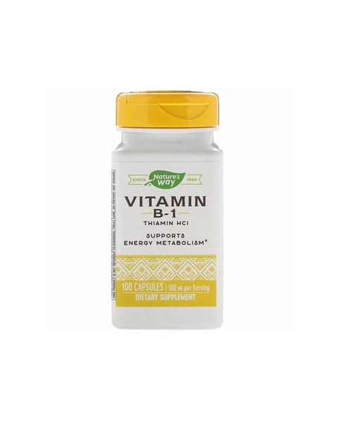 Витамин B1 100 мг | 100 кап Nature`s Way 20203773 033674404119 фото