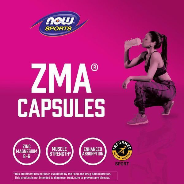 Комплекс відновлення після тренування ZMA | 90 кап Now Foods 733739022004 фото