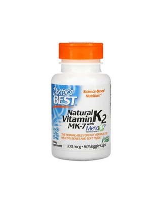 Витамин К2 (МК-7) 100 мкг | 60 кап Doctor`s Best  753950003347 фото