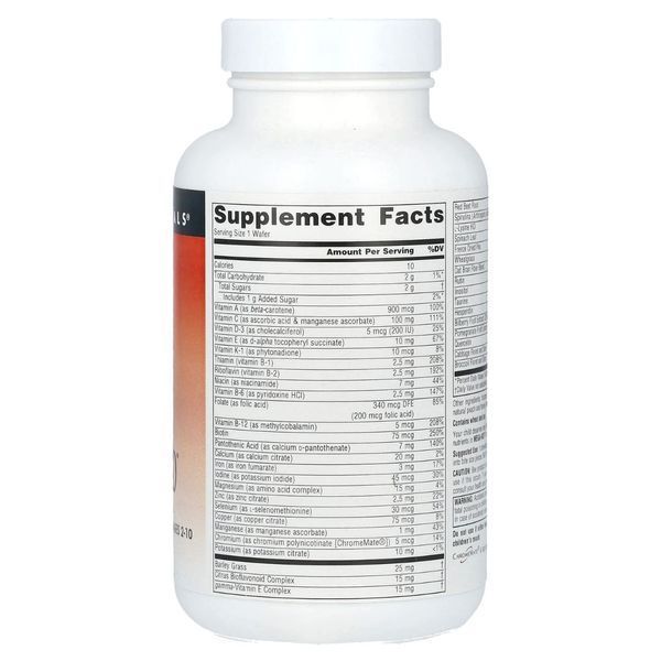 Мультивітаміни та мінерали для дітей | 60 жувальних таблеток Source Naturals  021078017943 фото