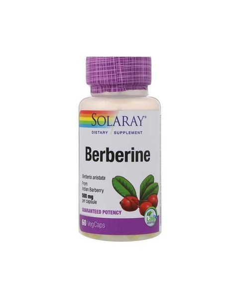 Берберин (барбарис) 500 мг | 60 кап Solaray 20200014 076280477054 фото