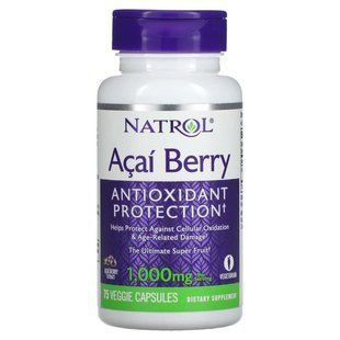 Ягоды асаи 1000 мг | 75 кап Natrol 047469055769 фото