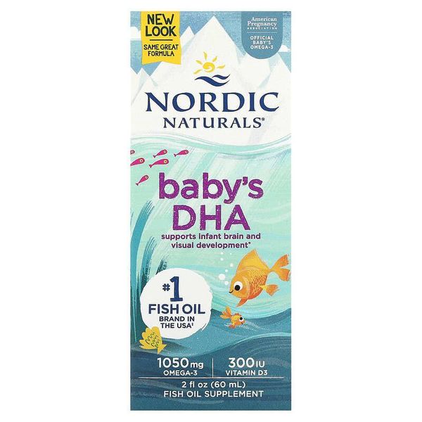 Омега-3 + D3 для детей 1050 мг | 60 мл Nordic Naturals  768990537875 фото